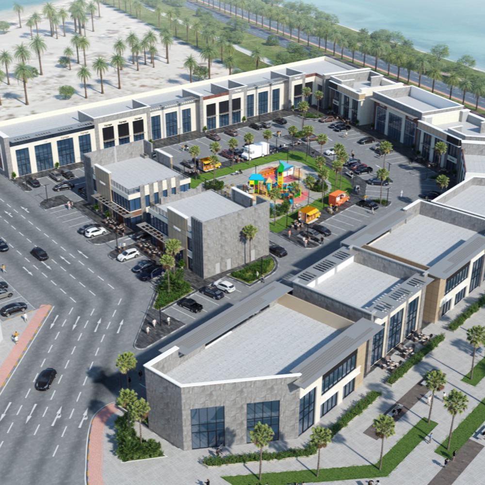 Amwaj Drive retail and commercial project in Bahrain by Arab Architects