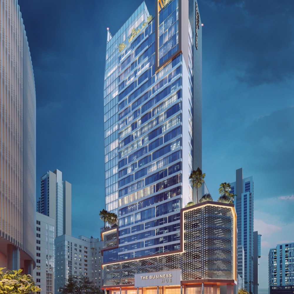 Business Hub commercial office project in Bahrain by Arab Architects