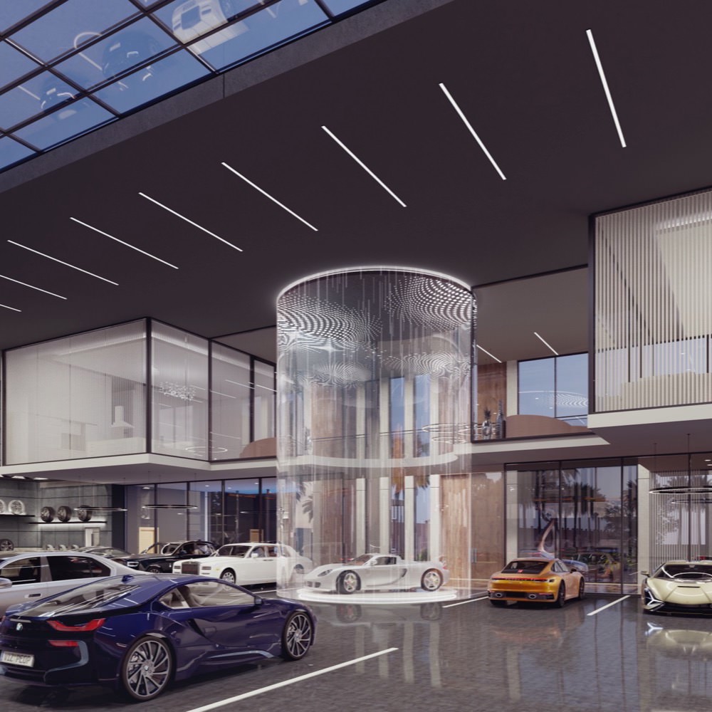 Luxury Car Storage Facility project in Bahrain by Arab Architects