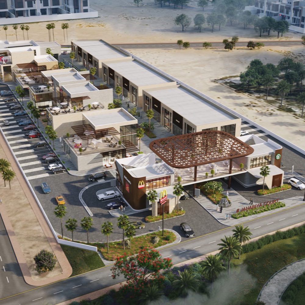 Hamala Strip Mall retail and commercial project in Bahrain by Arab Architects