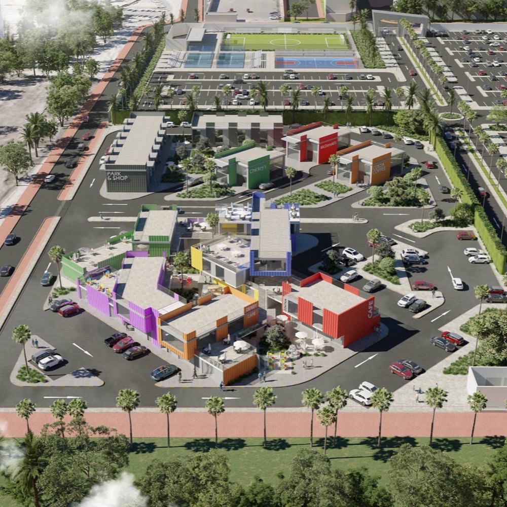 UTB BOX PRK retail and commercial project in Bahrain by Arab Architects